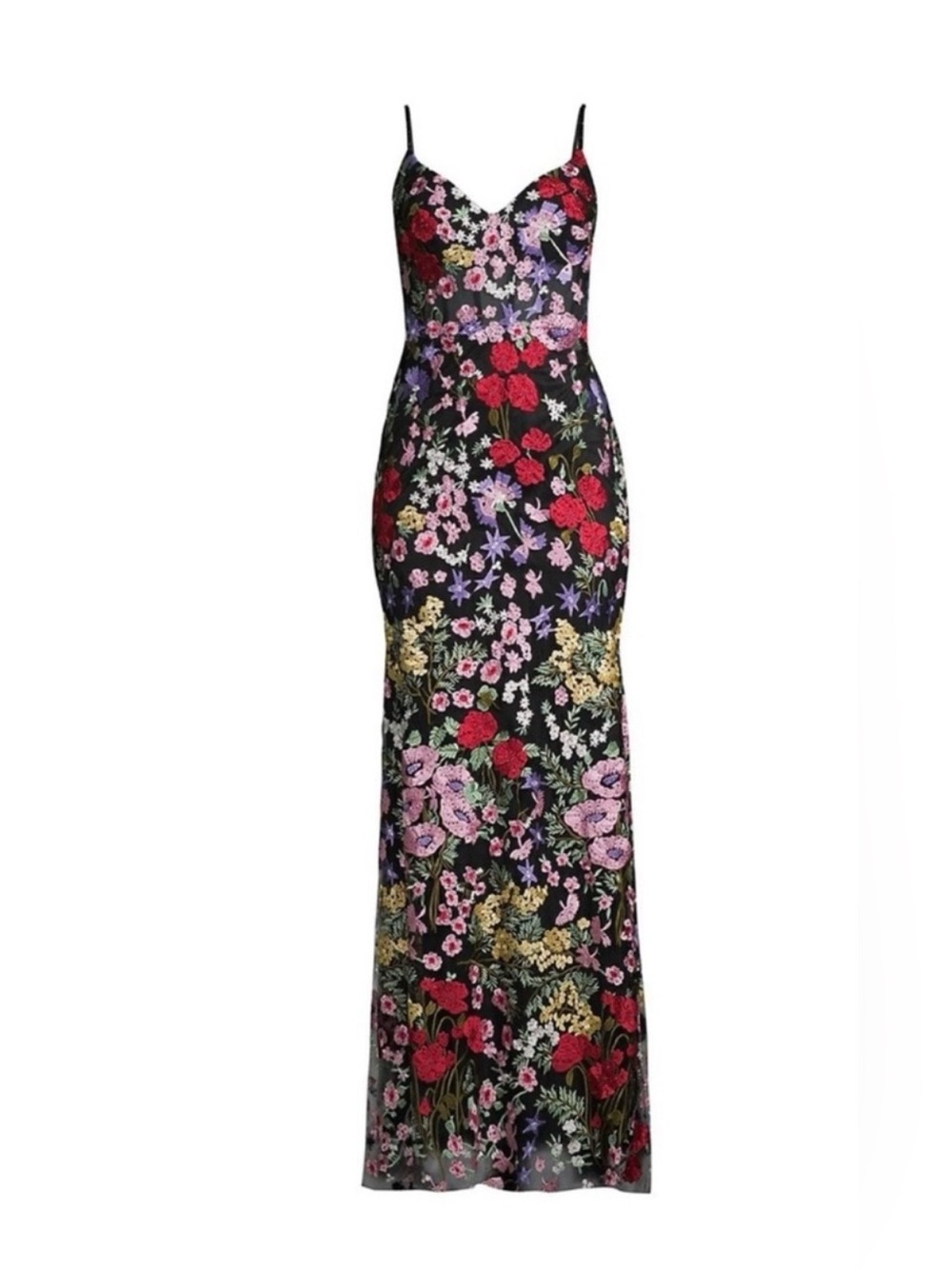 Mac Duggal Floral Lace Gown